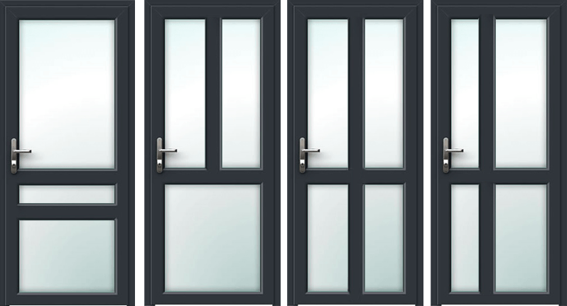 mẫu cửa thông phòng nhôm kính đẹp