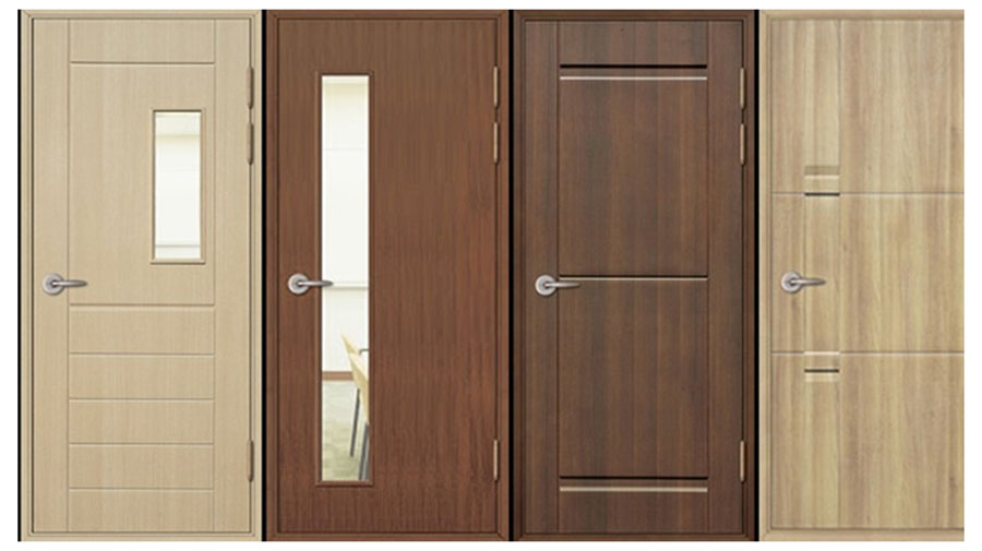 cửa nhựa lõi thép vân gỗ Abs