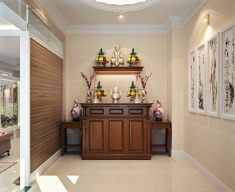 diện tích phòng thờ không cần quá rộng