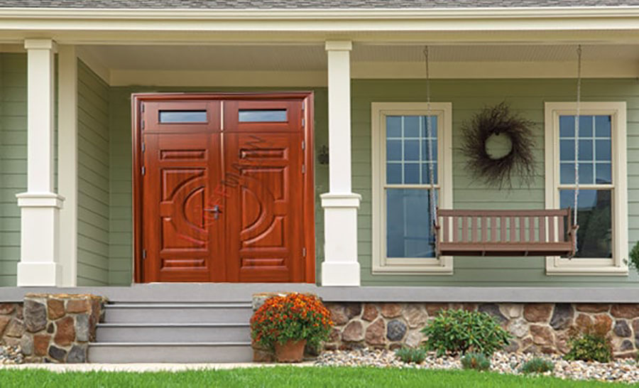 cửa chính 2 cánh đều